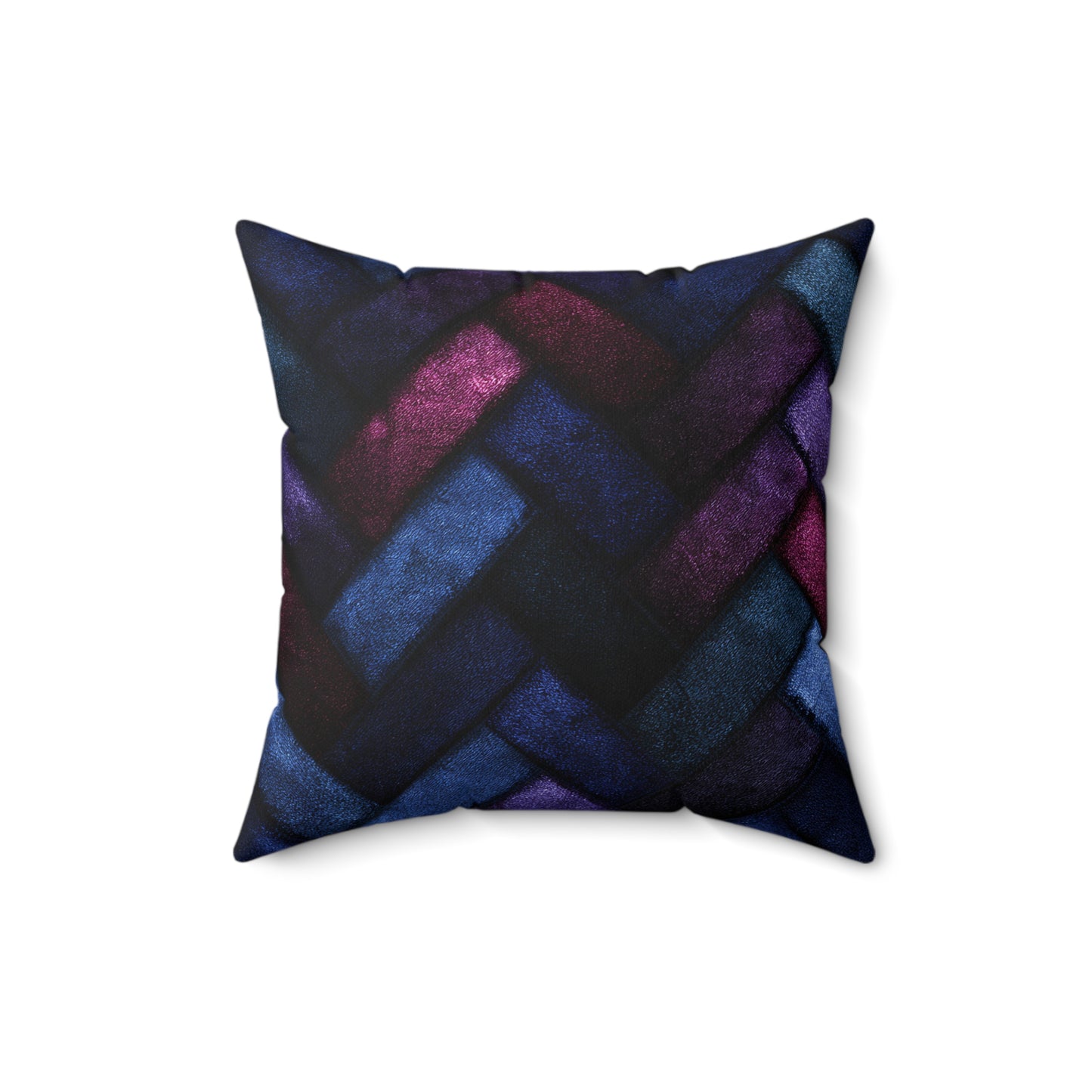 Velvet Angles Print Throw Pillow