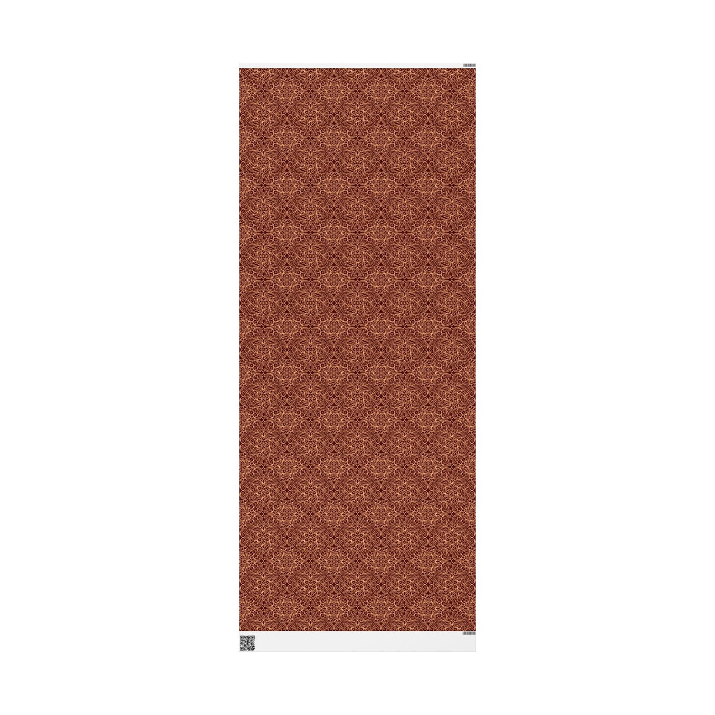 Golden Crimson Mandala Wrapping Paper