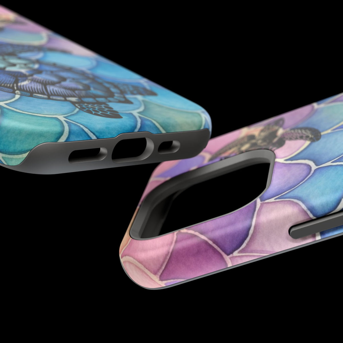 Sea Turtle Silhouette MagSafe® Compatible Tough Case for iPhone