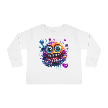 Bubbly Monster Toddler Long Sleeve Tee