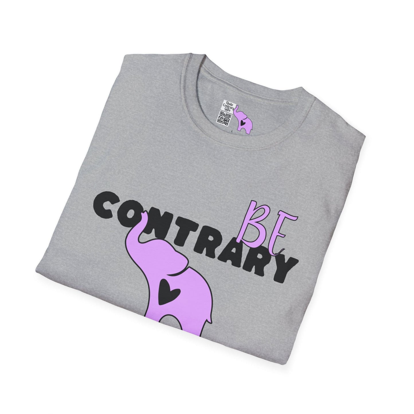 Be Contrary Adult T-shirt