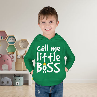 Call Me Little Boss Toddler Hoodie