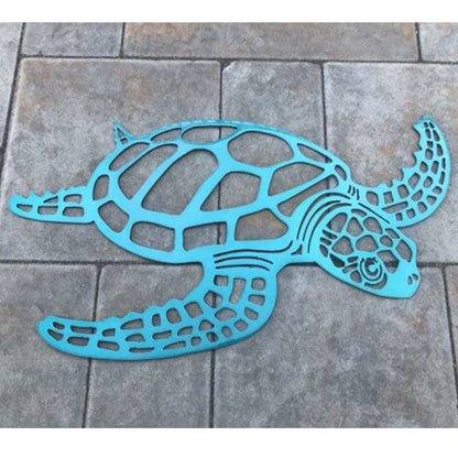 Sea Turtle Metal Wall Decor