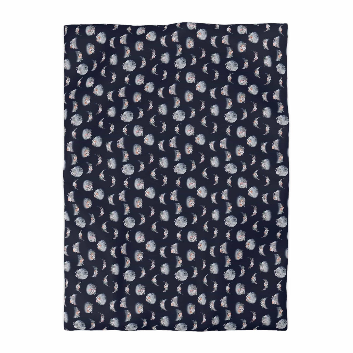 Lunar Garden Microfiber Duvet Cover