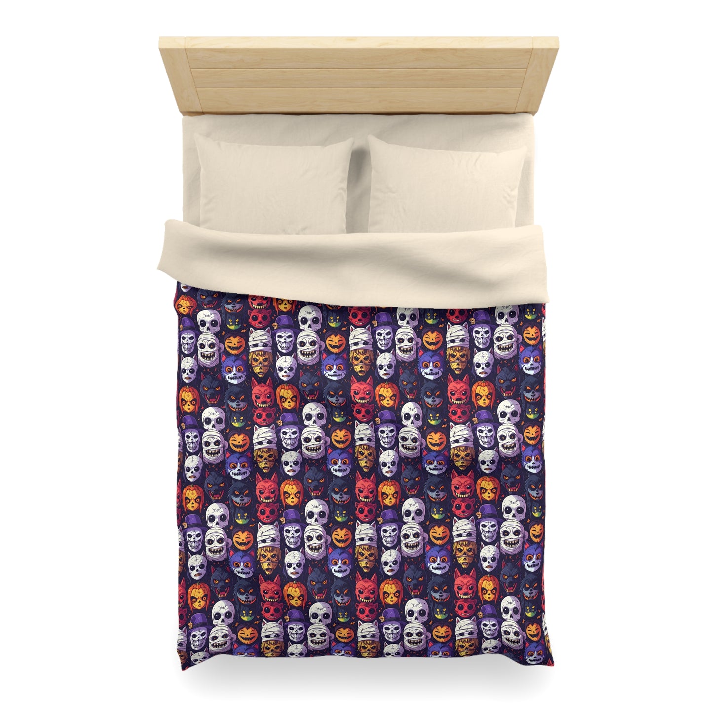 Monster Mash Up Microfiber Duvet Cover