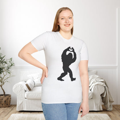 Bigfoot Loves You Adult T-shirt