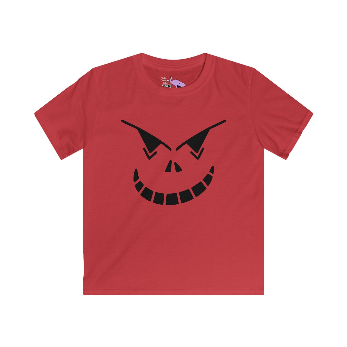 Spooky Jack-O-Lantern Youth Softstyle Tee