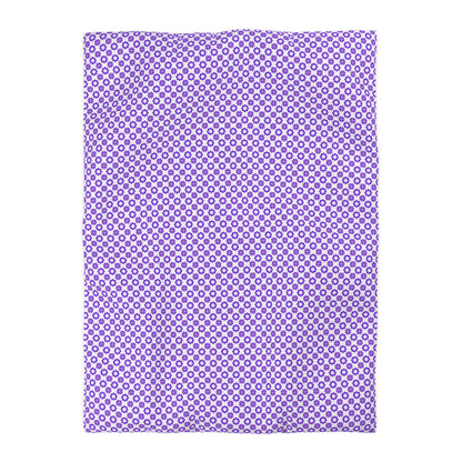 Purple Prism Garden Duvet Bedding Set