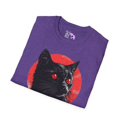 Black Cat Over Full Moon 2 T-shirt