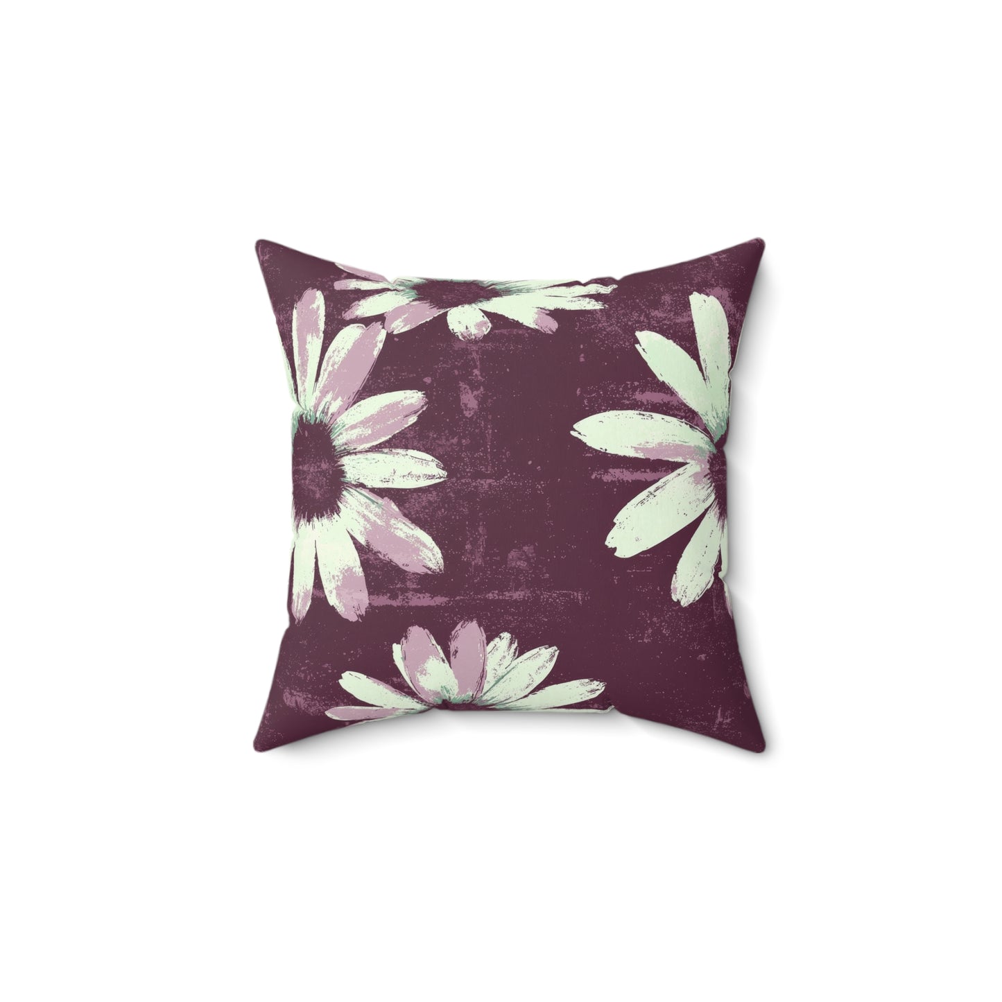 Purple Tide Petals Throw Pillow