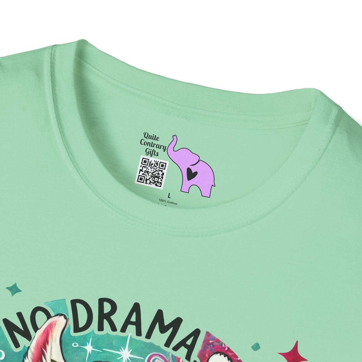 No Drama Just Llama Adult T-shirt