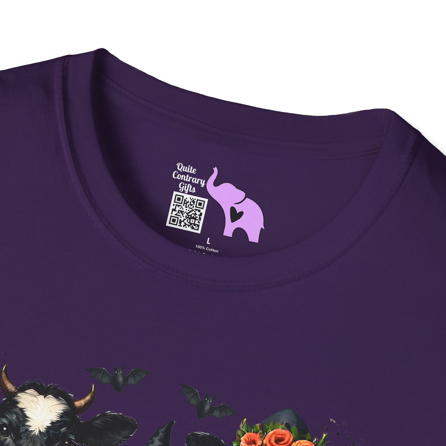 Trick or Treating Cows Adult T-shirt