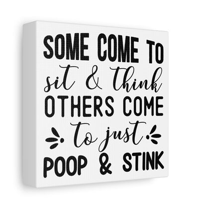 Some Come To Sit & Think... Canvas Art