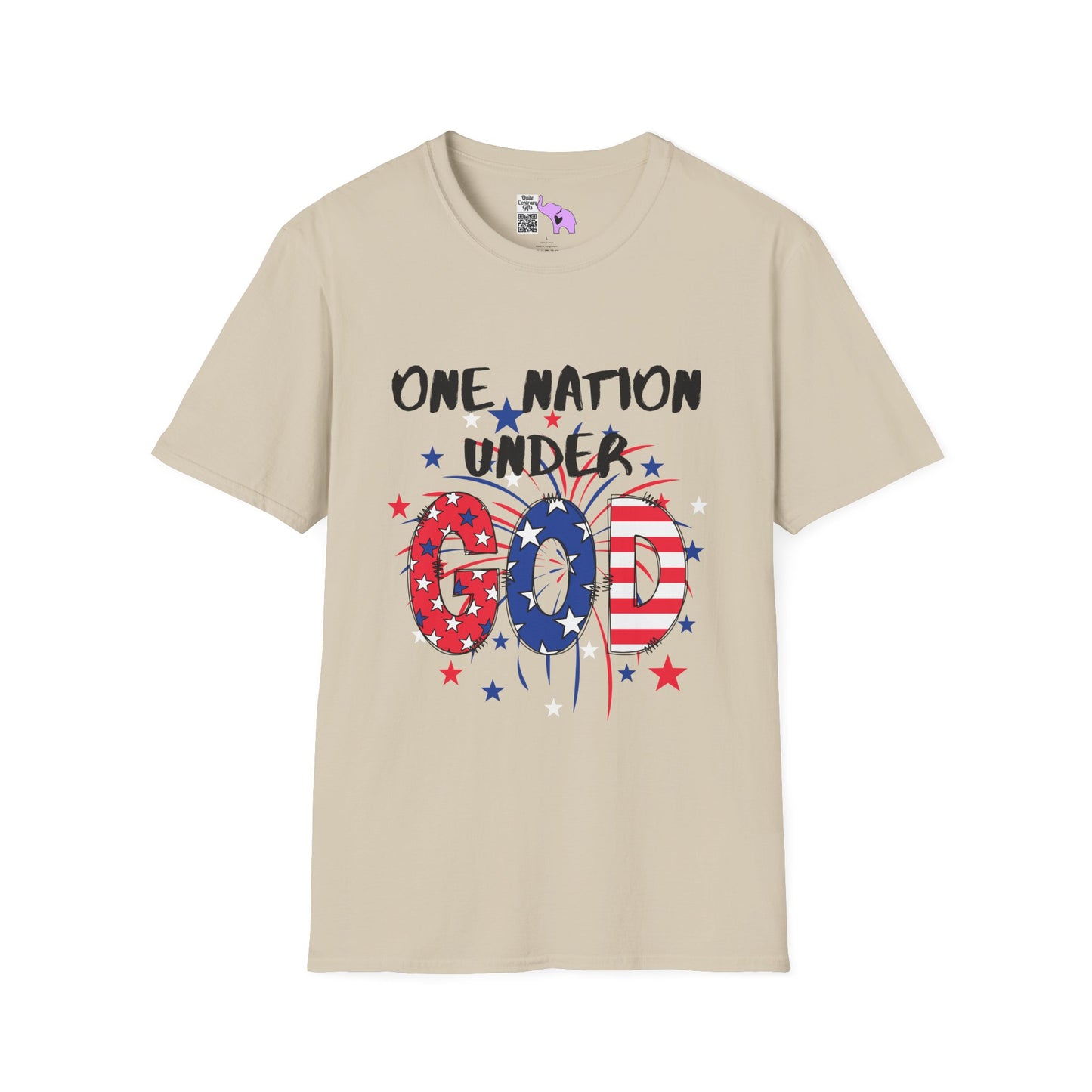 One Nation Under God Adult T-shirt
