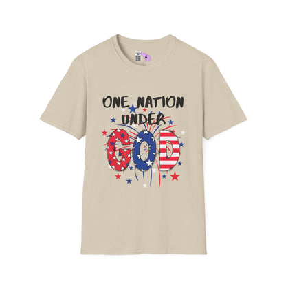 One Nation Under God Adult T-shirt