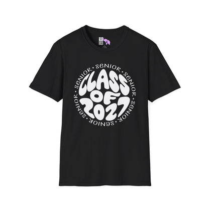 Round Senior Class of 2027 Adult T-shirt