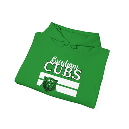 Brenham Cubs w/Mascot & Stripes Adult Heavy Blend™ Hoodie