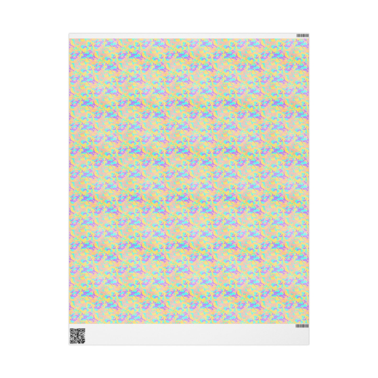 Dreamsicle Camo Wrapping Paper