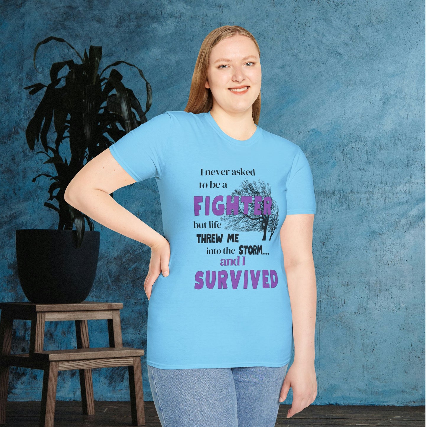 I Never Asked to be a Fighter Adult T-shirt