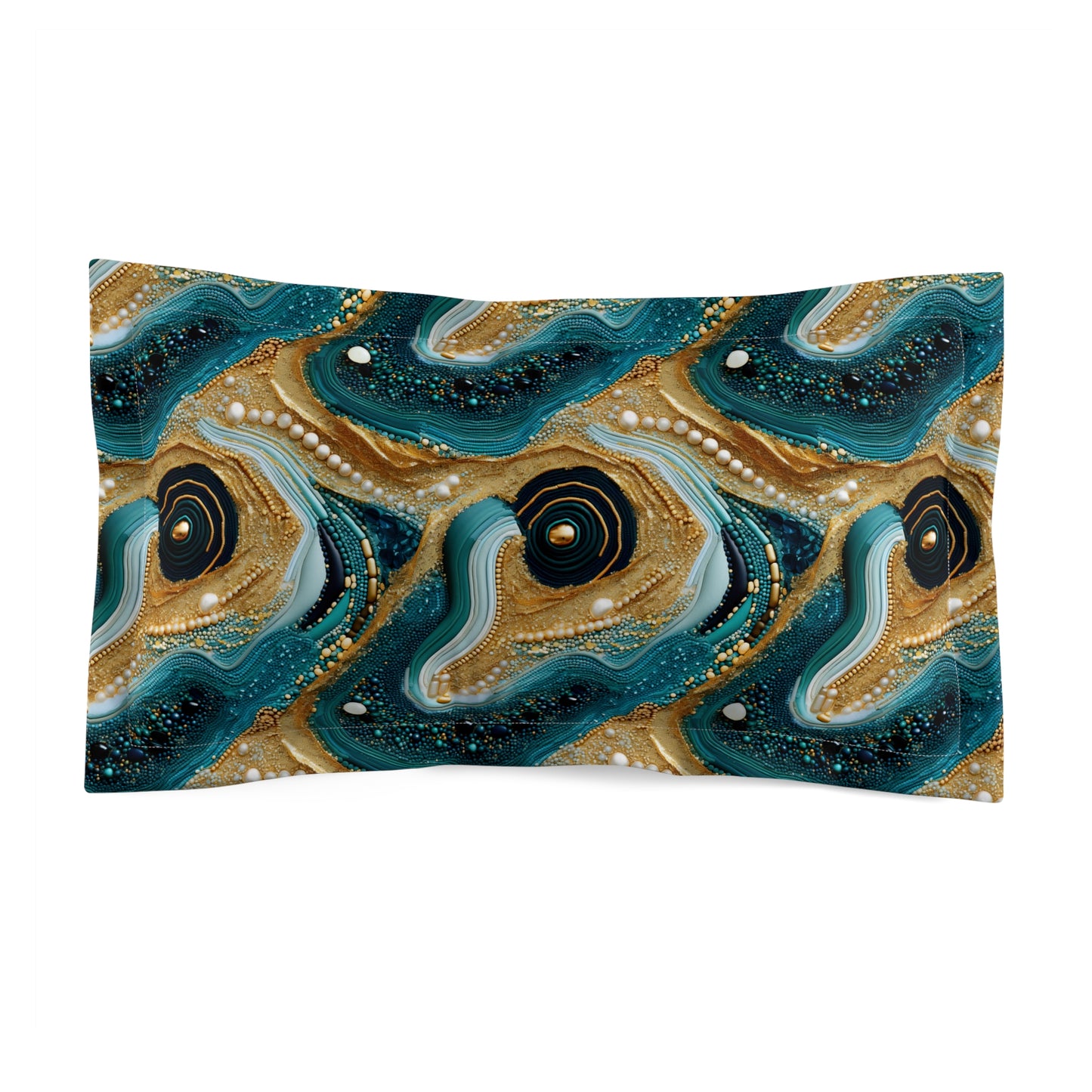 Gilded Ocean Veins Basic Bedding Set