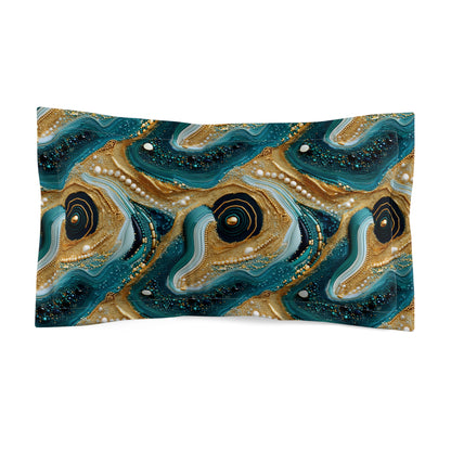 Gilded Ocean Veins Basic Bedding Set