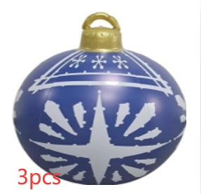 Various Christmas Ornament Inflatable Ball Outdoor PVC 24"(60cm)