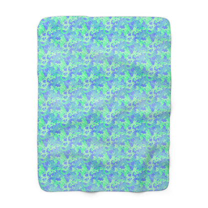 Glacier Grove Camo Fleece Blanket