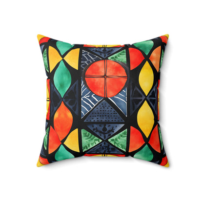 Candlelight Burst Throw Pillow