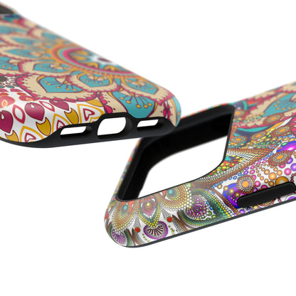 Colorful Mandala MagSafe® Compatible Tough Case for iPhone