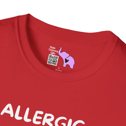 Allergic To Entitlement Adult T-shirt