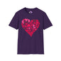 Hearts Within A Heart Adult T-shirt