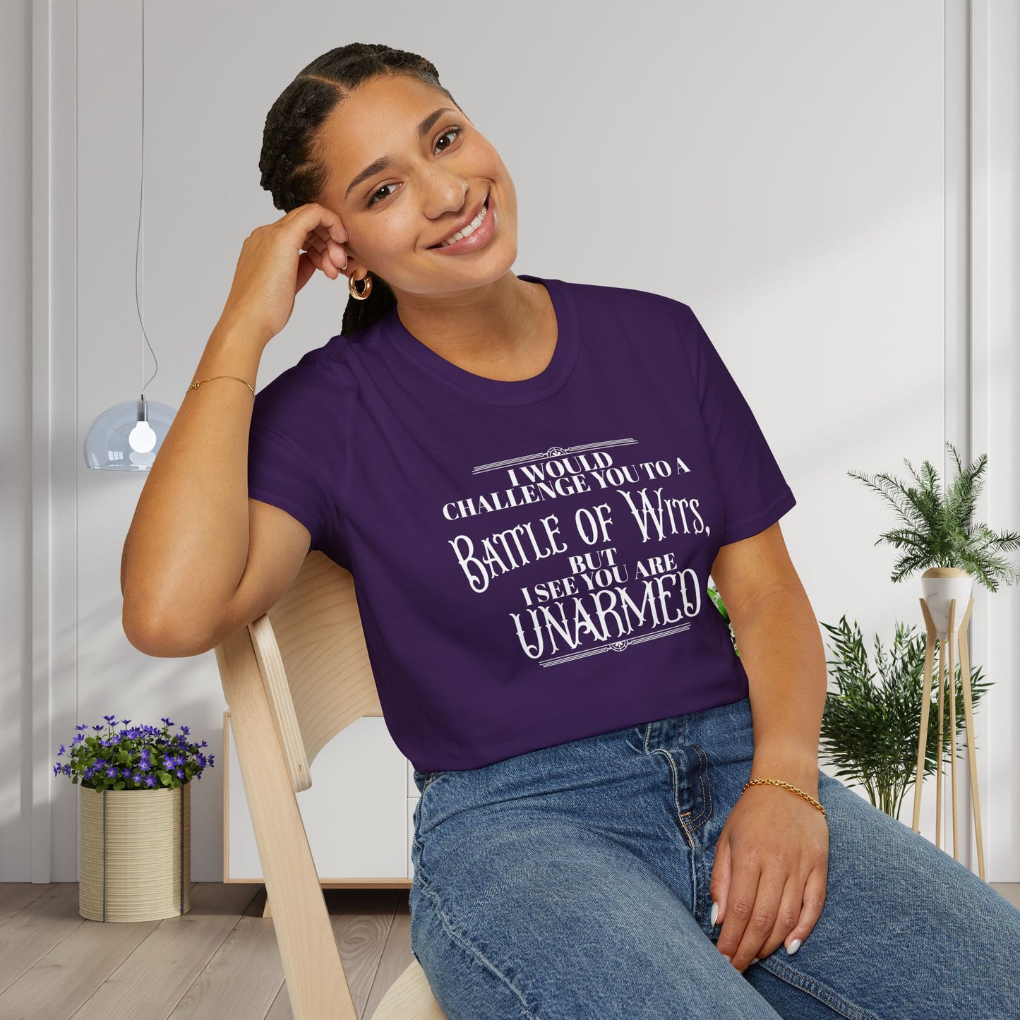 Battle of Wits But I See You Are Unarmed  Adult T-shirt