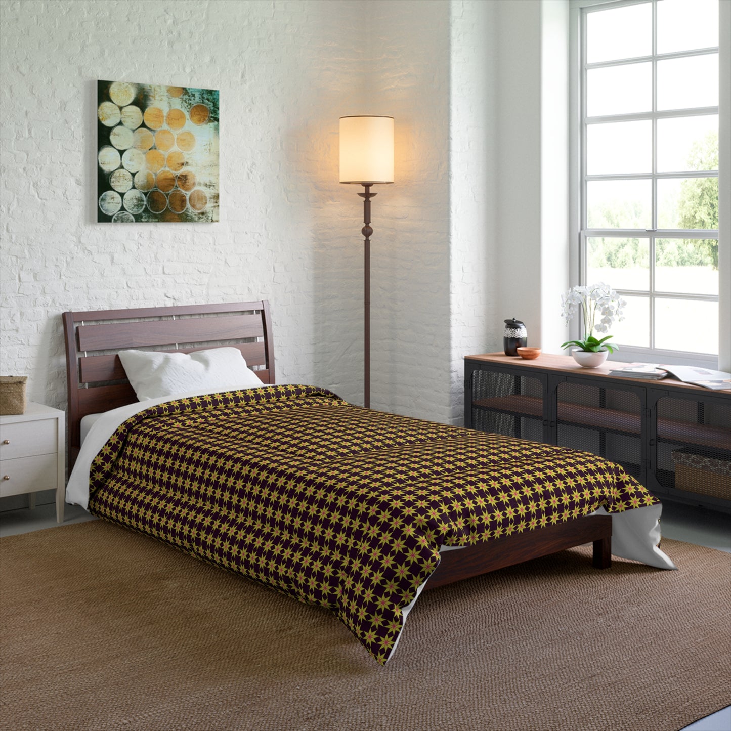 Golden Radiance Basic Bedding Set