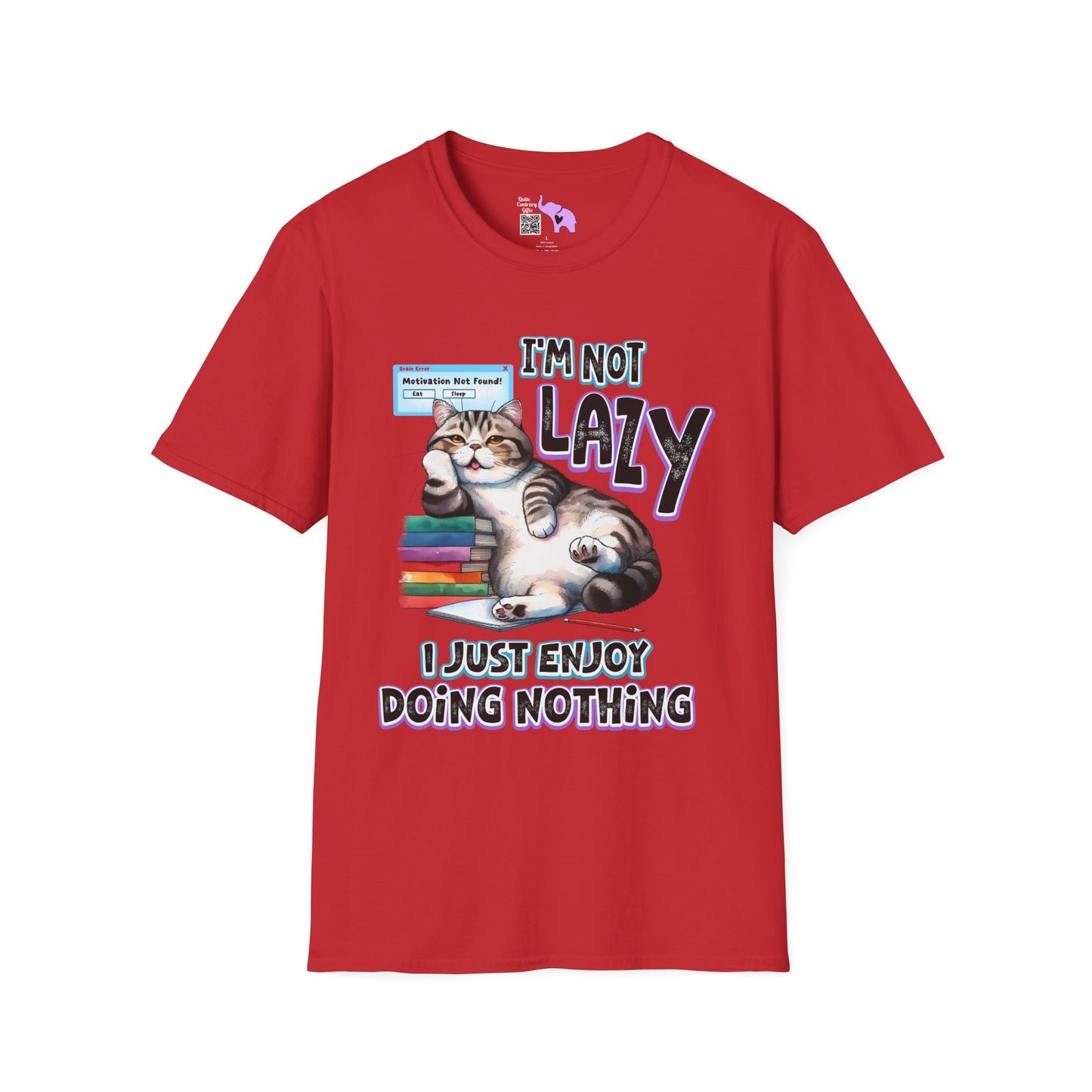 I'm Not Lazy I Just Enjoy Doing Nothing Adult T-shirt