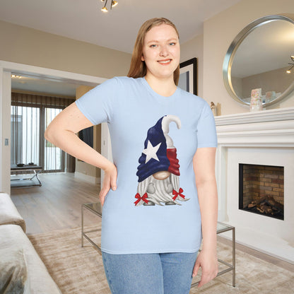 Texas Girl Gnome Adult T-shirt