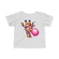 ""Giraffe Blowing Bubble Infant Soft T-Shirt