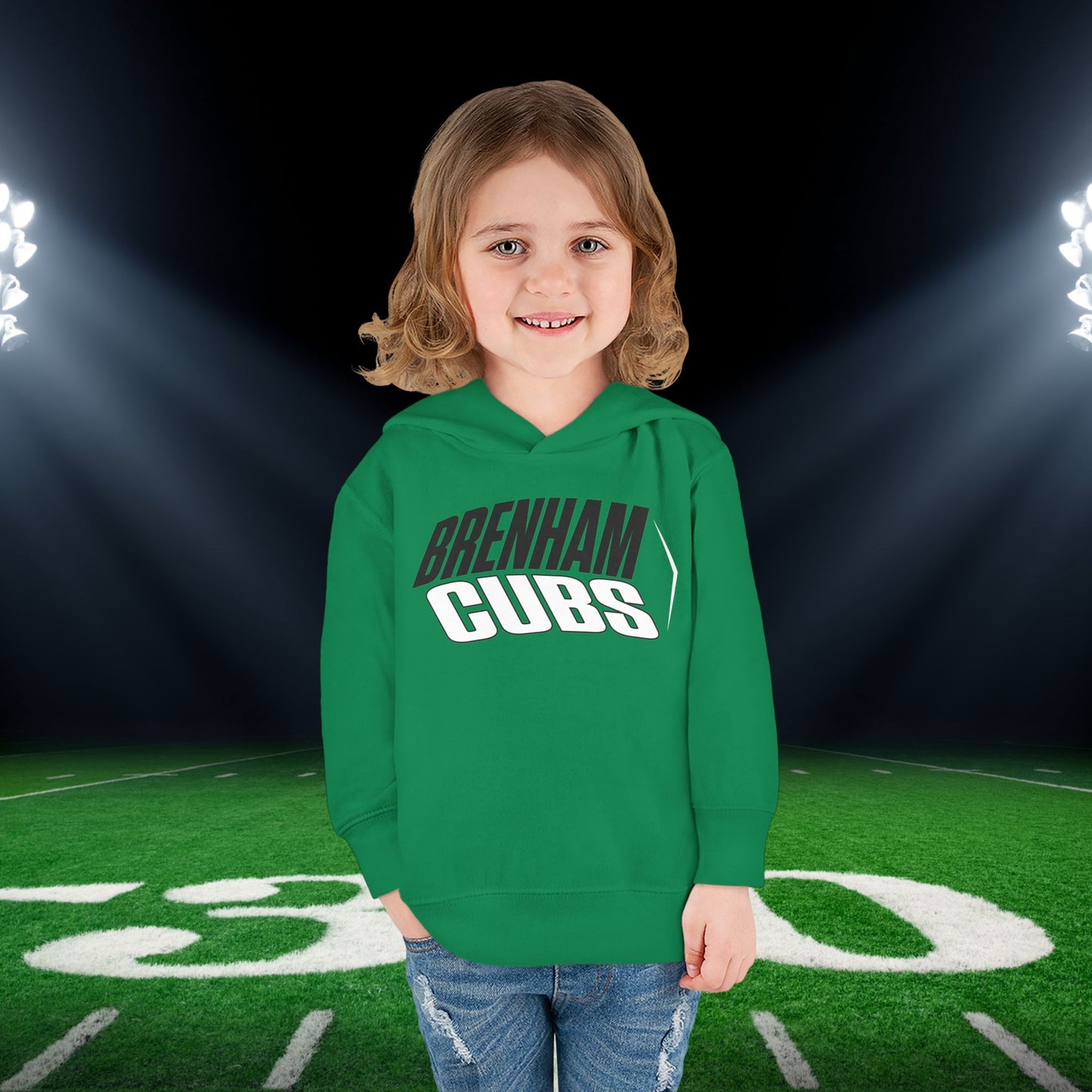 Brenham Cubs (Angled) Toddler Hoodie