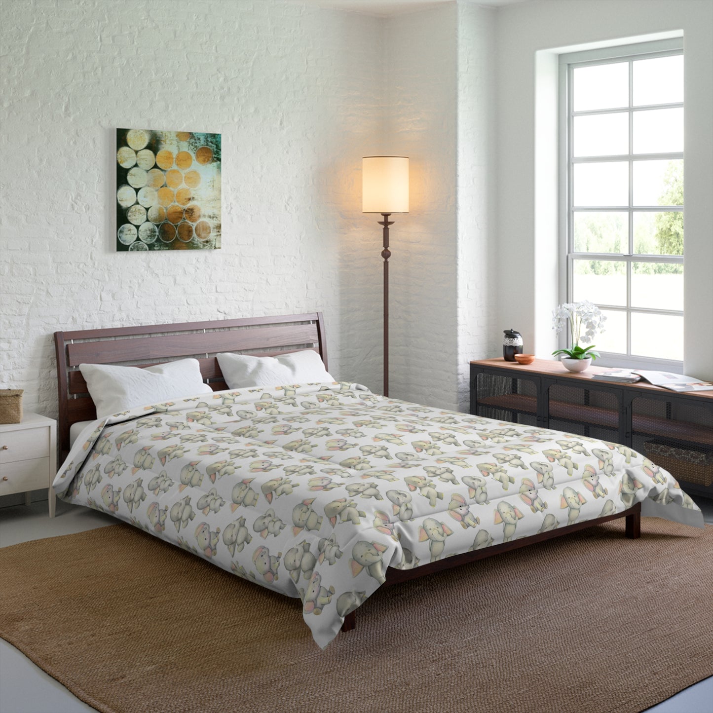 Dancing Elephants Comforter