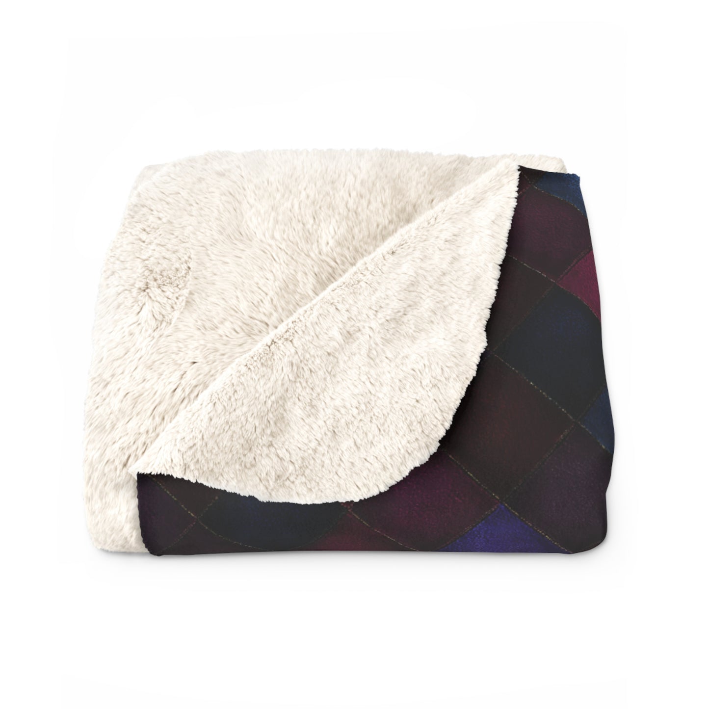 Velvet Patchwork Print Basic Bedding Set