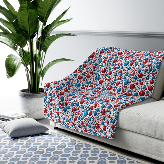 Freedom Dots Fleece Blanket