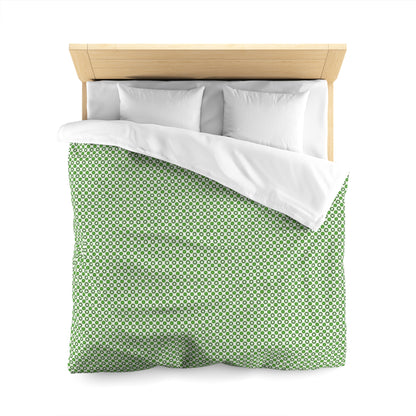 Emerald Star Garden Microfiber Duvet Cover