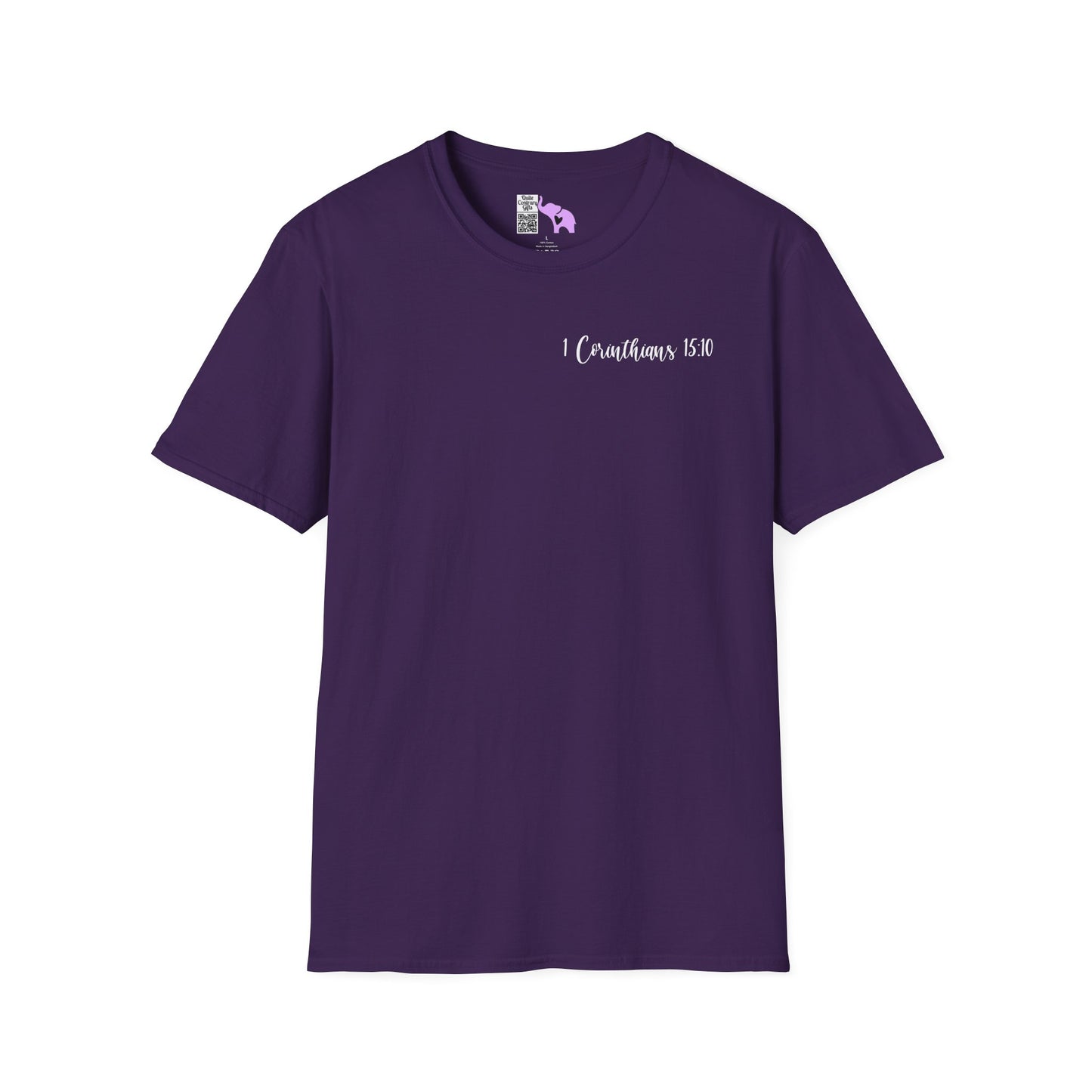 ""Try Jesus Not Me 1 Corinthians 15:10 Adult T-shirt