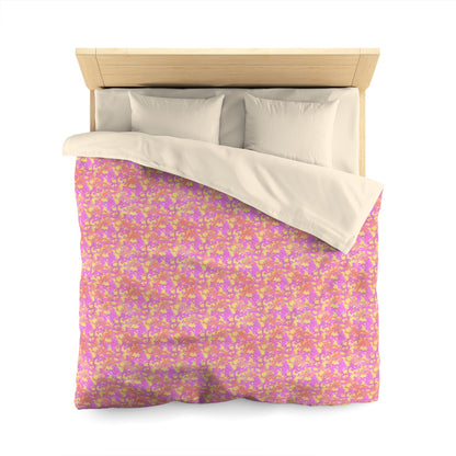 Sunset Sorbet Camo Microfiber Duvet Cover