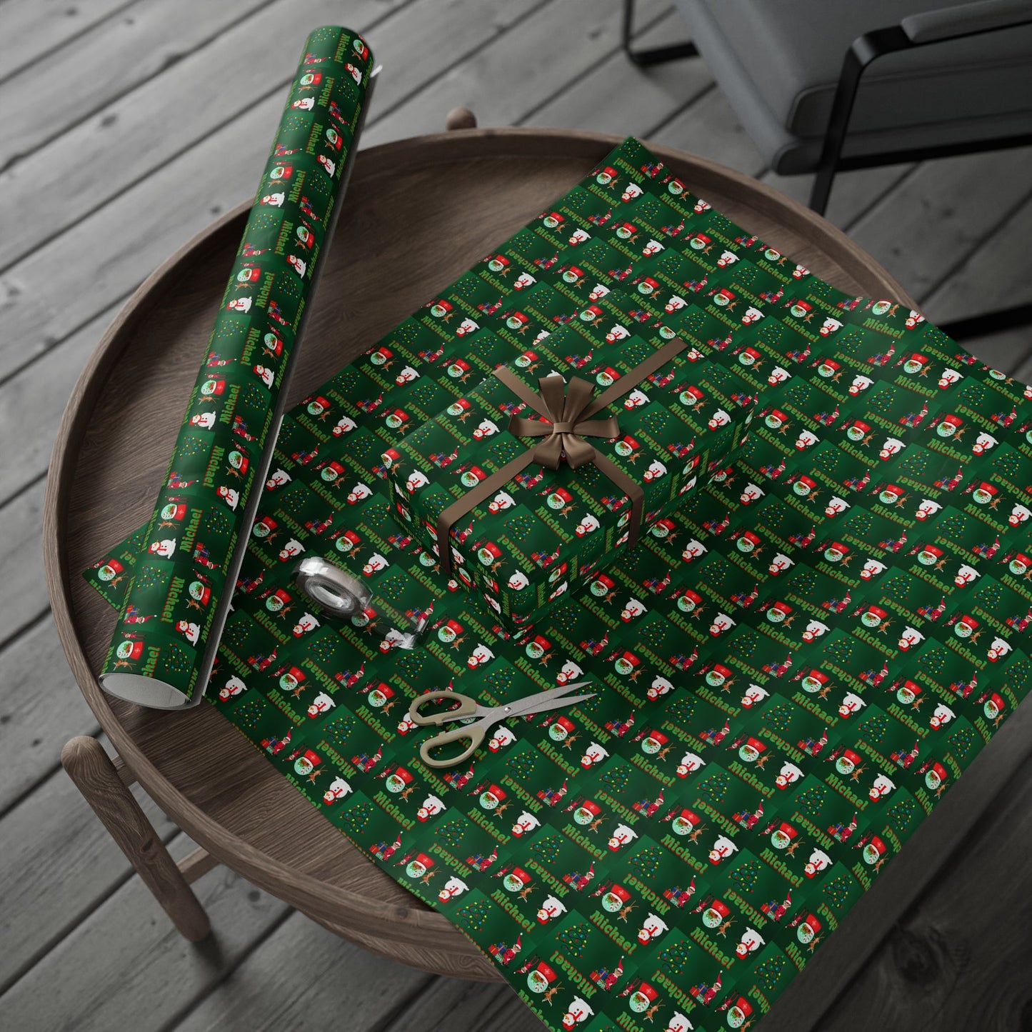 Elf on the Shelf Custom Wrapping Paper (Michael)