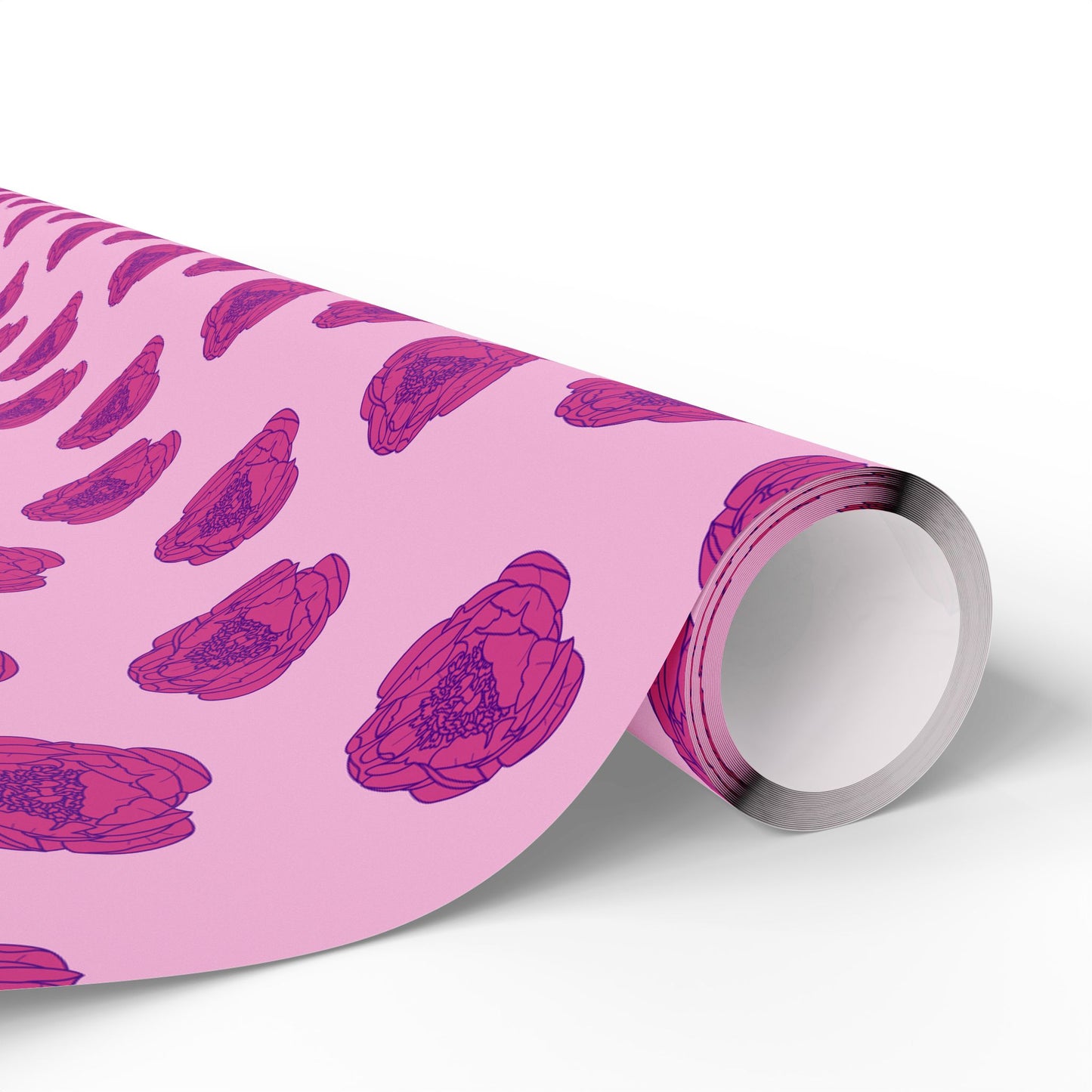 Rosy Dream Peonies Wrapping Paper