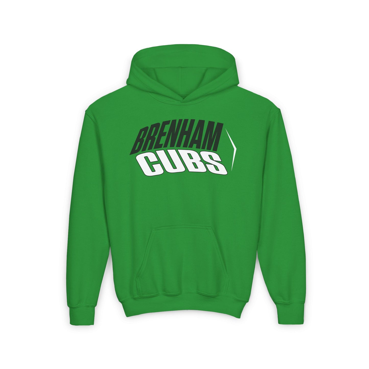 Brenham Cubs (Angled) Mascot Youth Heavy Blend Hoodie