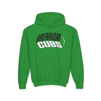 Brenham Cubs (Angled) Mascot Youth Heavy Blend Hoodie