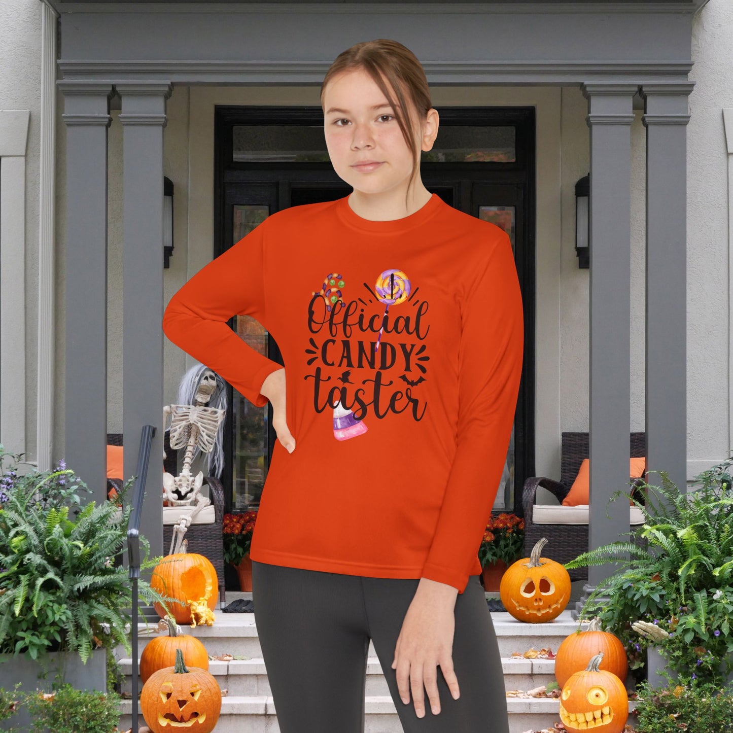 Official Candy Taster Youth Long Sleeve Tee