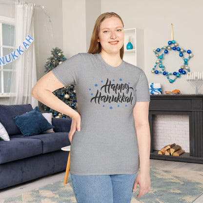 Happy Hanukkah 3 Adult T-shirt