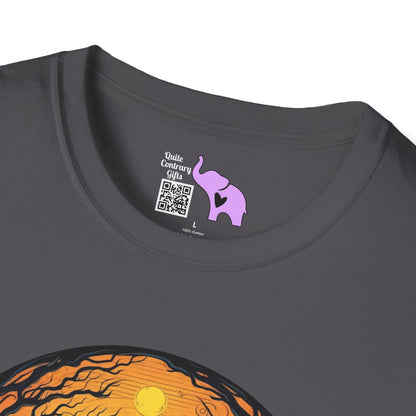 Creepy Black Cats 6 Adult T-shirt